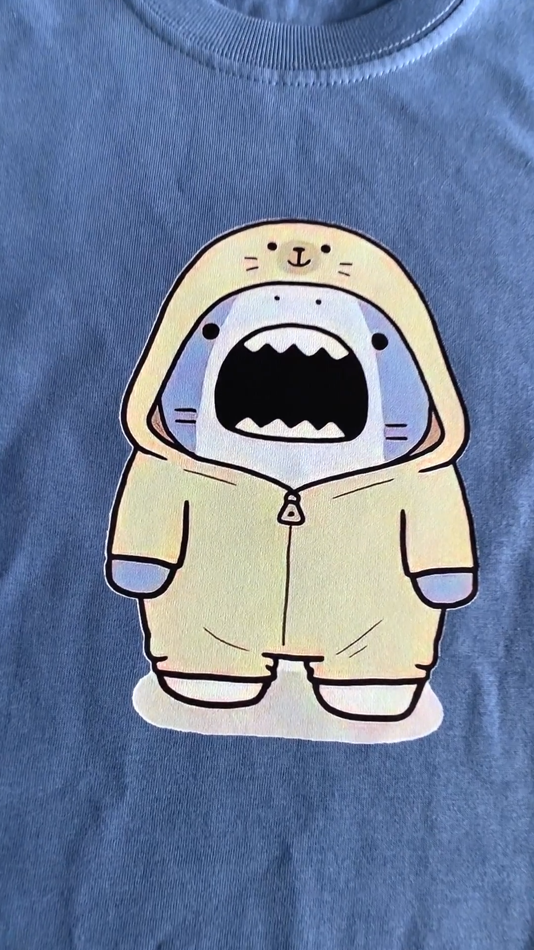 ATASAN KAOS KIDS ANAK CEWEK COWOK LAKI PEREMPUAN COTTON KATUN LENGAN PENDEK DISTRO SHARK CAT