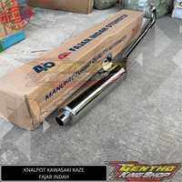 MUFFLER KNALPOT KAWASAKI KAZE R 1996 FAJAR INDAH TINGGAL PASANG