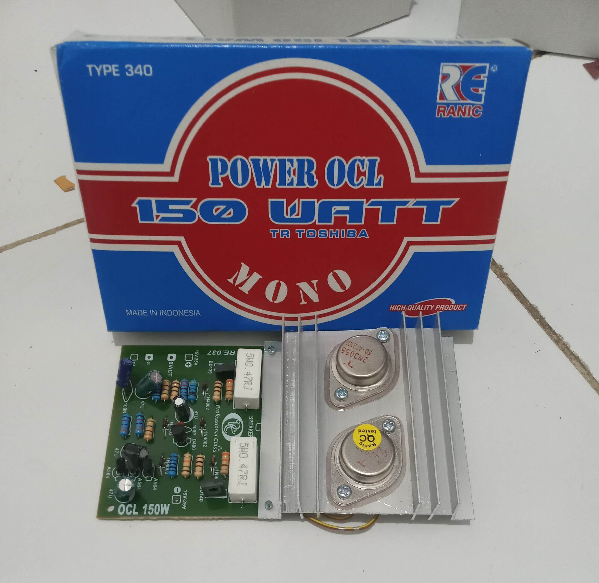 kit Power Amplifier OCL mono 150 watt | Lazada Indonesia