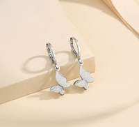 VICTORIA Korean Wanita Hati Anting Emas Sepuh Titanium Stainless Steel Aksesoris Perhiasan