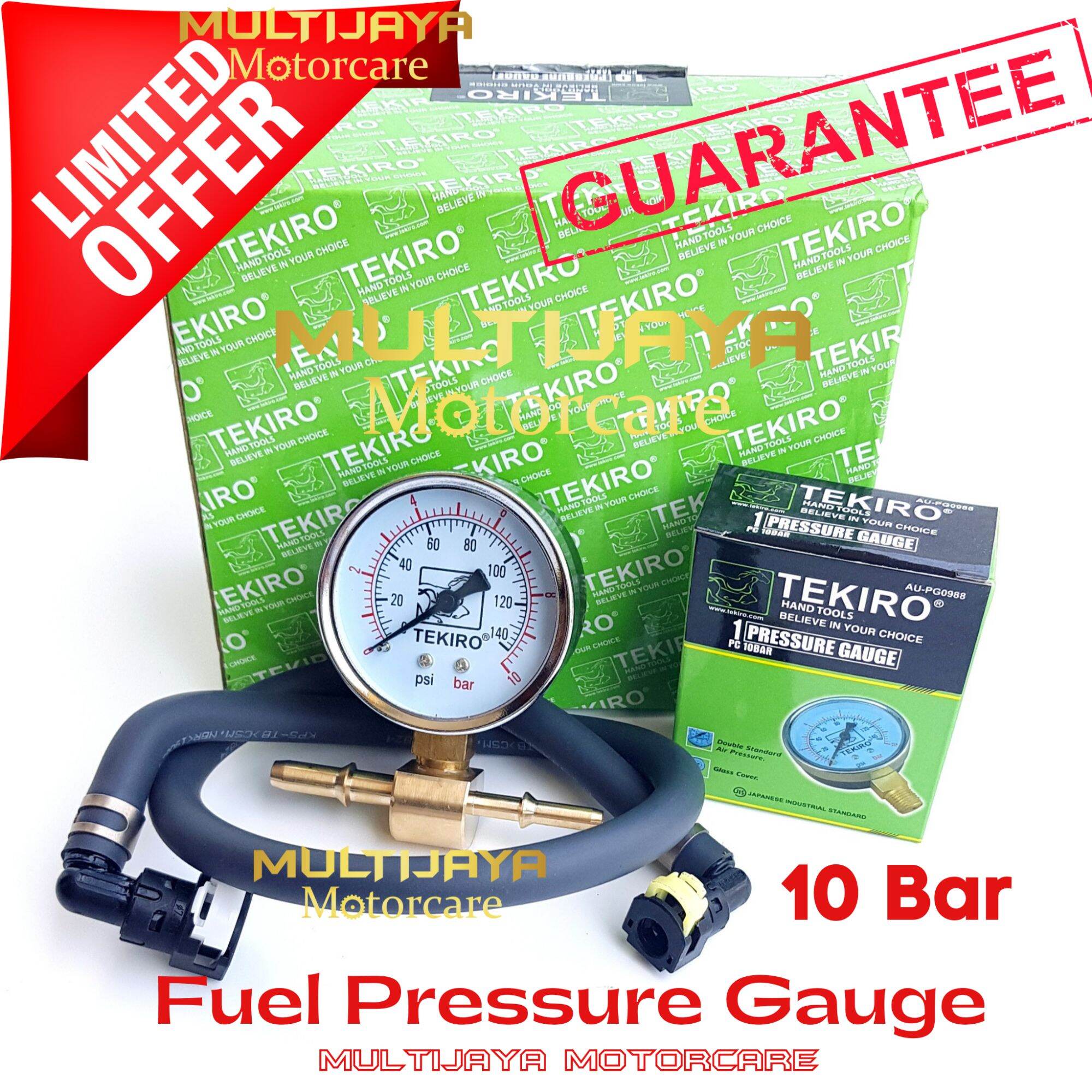 UNIVERSAL Fuel Pressure Gauge FuelPump Tester Alat Ukur Tekanan Pompa