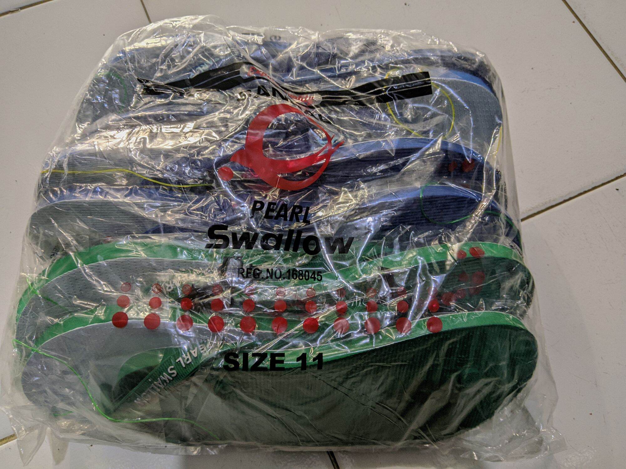 Sandal pearl swallow ukuran 11 - Merek Swallow Harga 65,500 rupiah*Gratis Ongkir