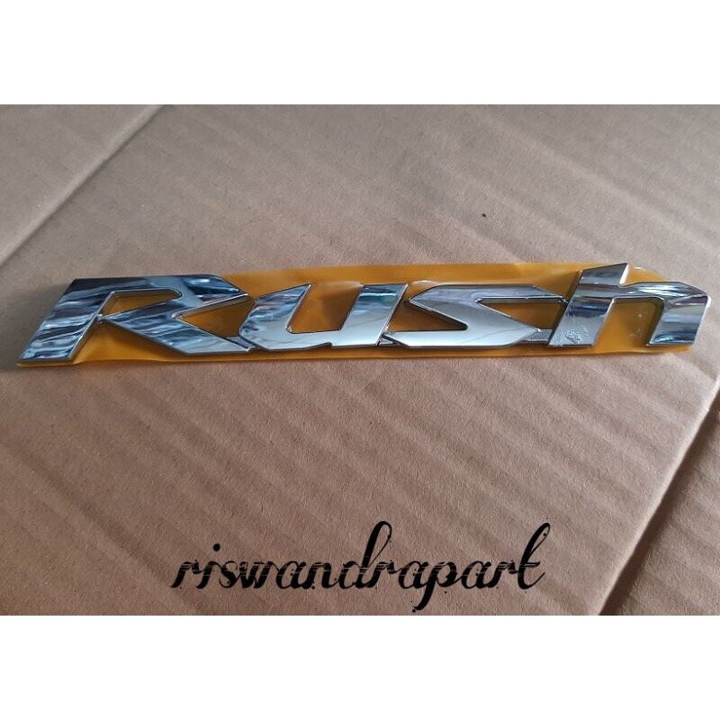 Berburu Stiker Tulisan "Rush" untuk Bumper Depan: Panduan Lengkap di Bukalapak