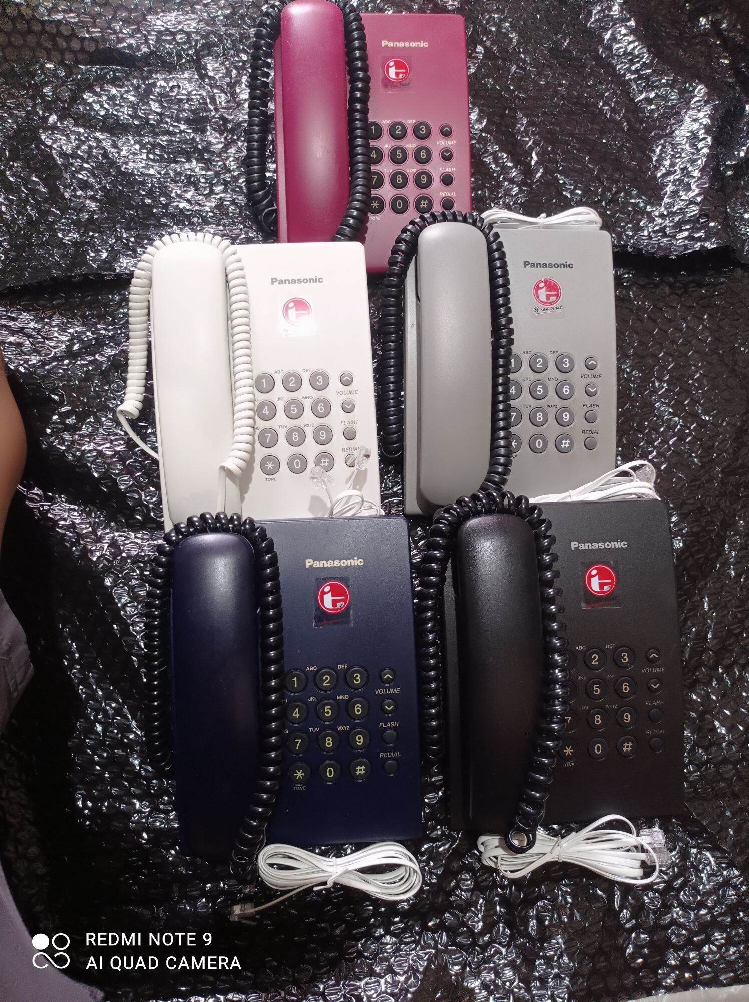 Pesawat Telepon Panasonic SECOND SPESIAL KX--TS505 Telepon Rumah Buat indihome & PABX Harga 65,000 rupiah*Gratis Ongkir