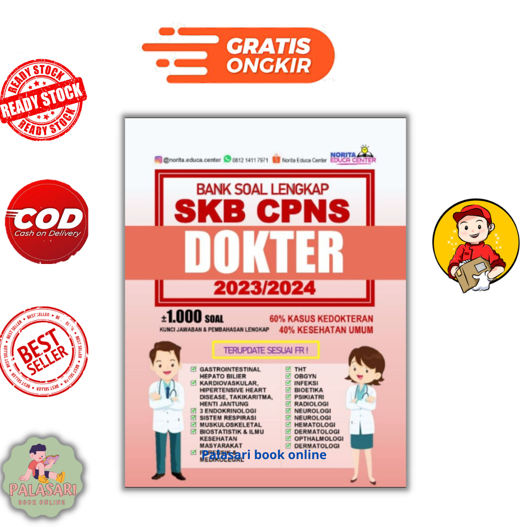 BUKU BANK SOAL LENGKAP SKB CPNS DOKTER 2023 2024 | Lazada Indonesia