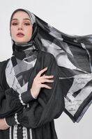 ″Hijab Mandjha ivan gunawan - Millicent black scarf