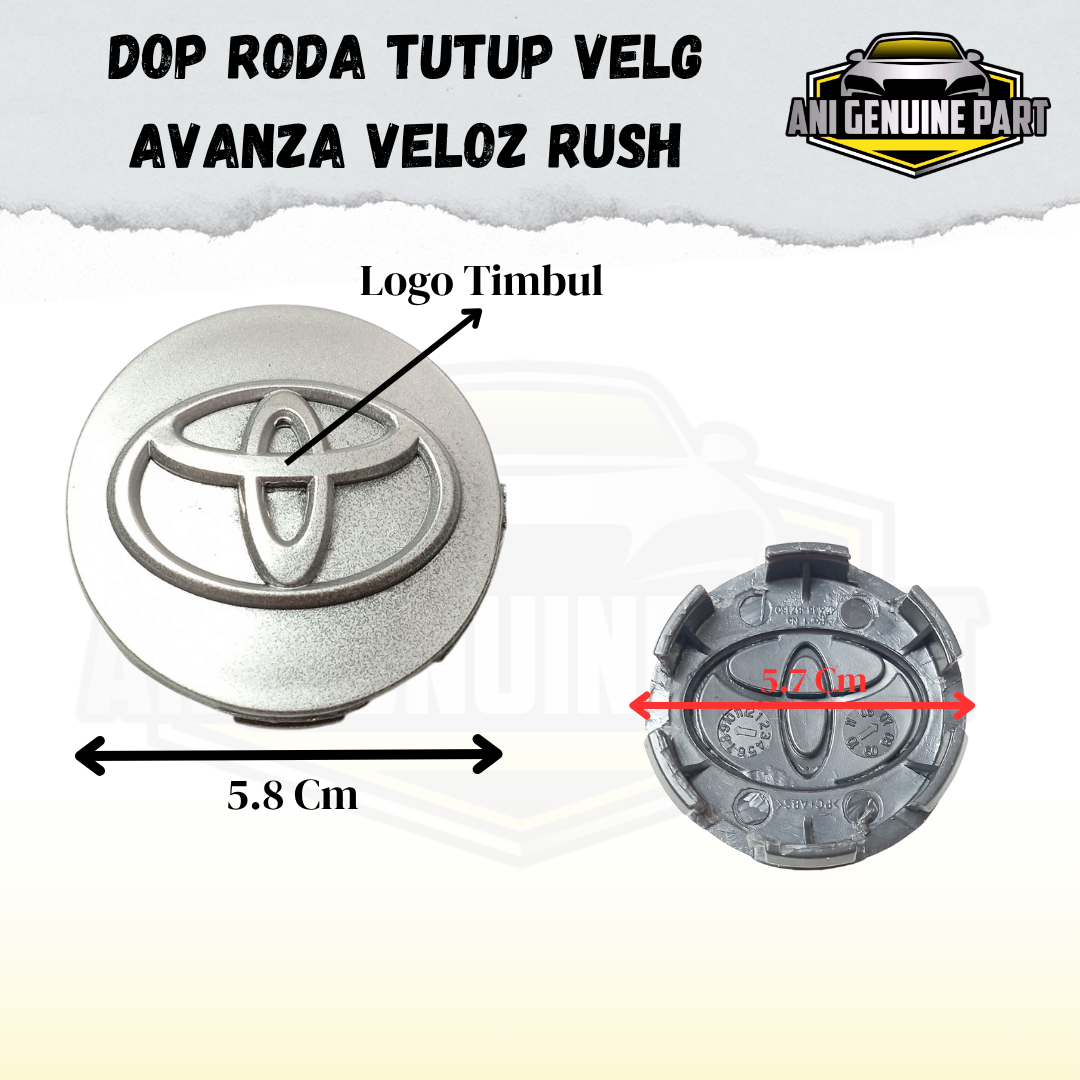 Original Avanza Wheel Hub Caps Unit Price Harga 5,000 rupiah*Gratis Ongkir