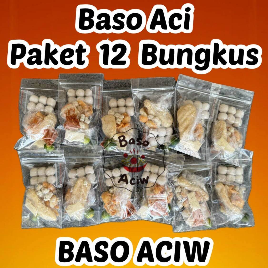 Baso Aci 12袋セット Big Sale!!baso AciやSeblak 12点セットの