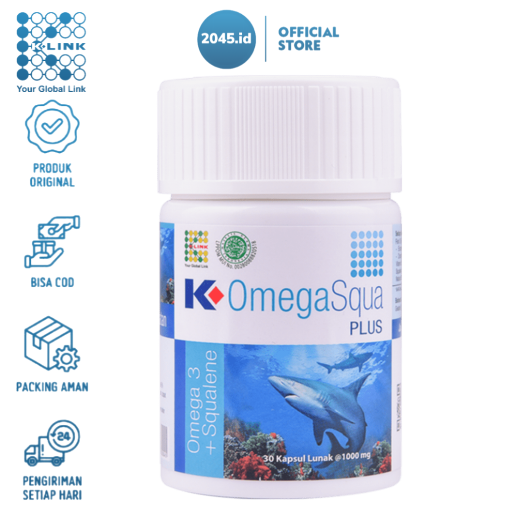 K Omega Squa Plus Klink Minyak Ikan Omega 3 K Link Original Lazada