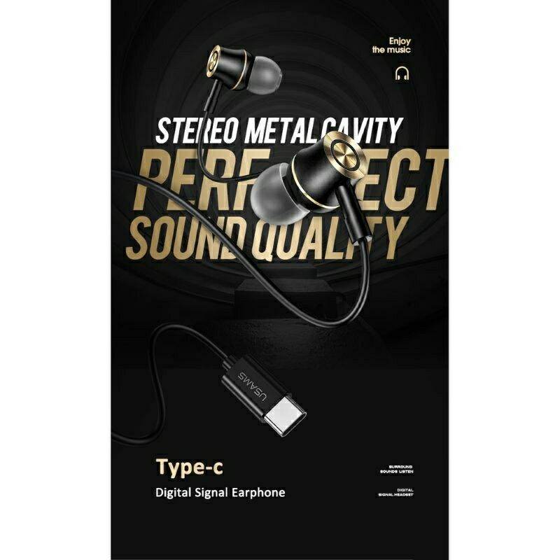 Hansfree Type C HTC U11 Headset HTC U11 U12 Garansi Internasional