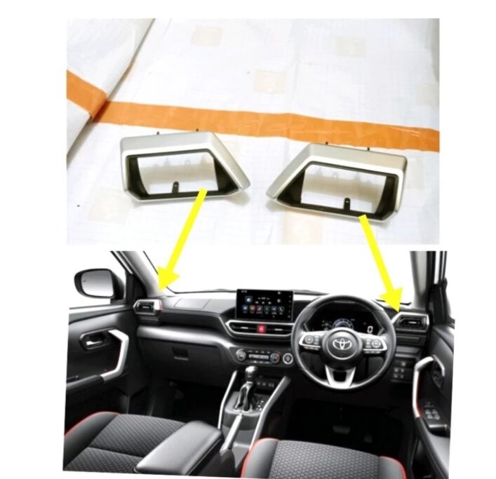 cover panel kisi kisi ac rocky dan raize bagian samping harga 2 pcs ori Harga 100,000 rupiah*Gratis Ongkir