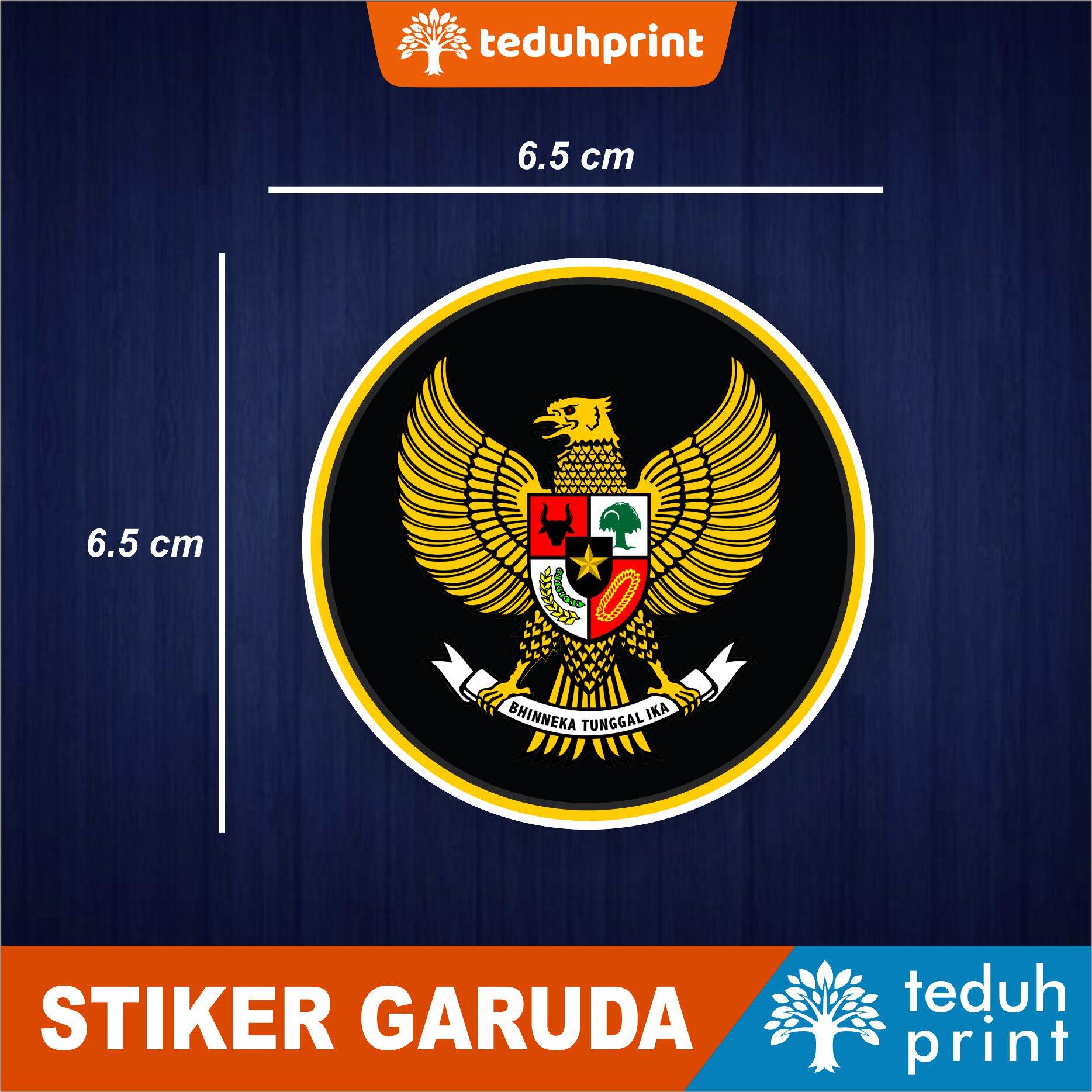 Sticker Stiker Lambang Garuda Indonesia / Stiker Timnas / Stiker Burung ...