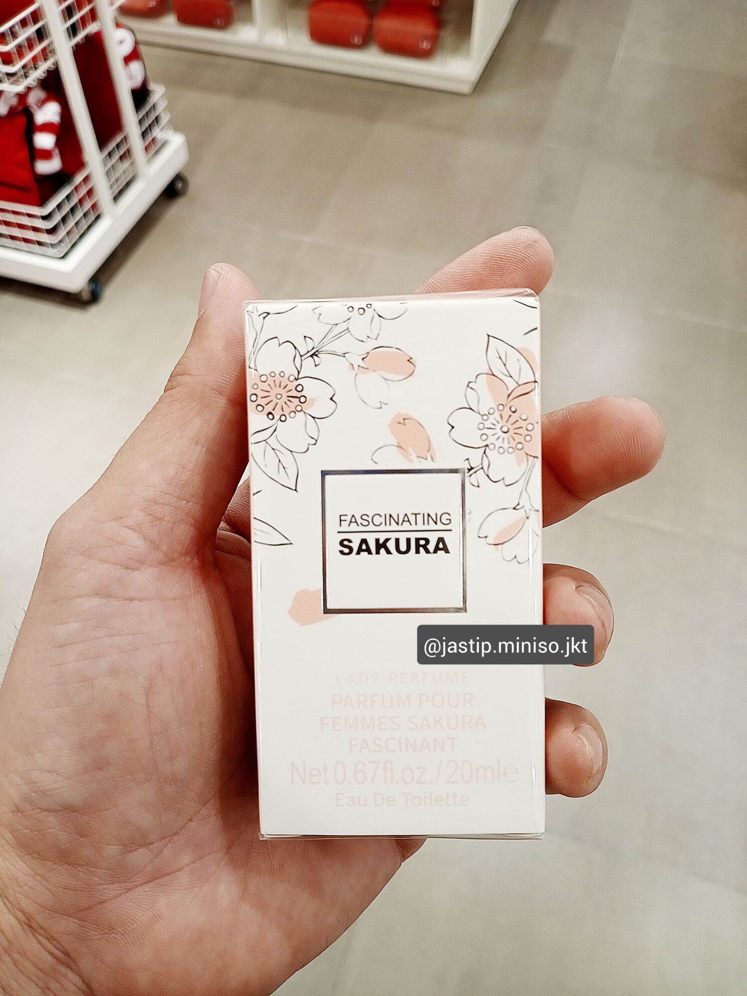 MINISO 🆕 Parfum Facinating SAKURA Lady Perfume 20ml Lazada Indonesia