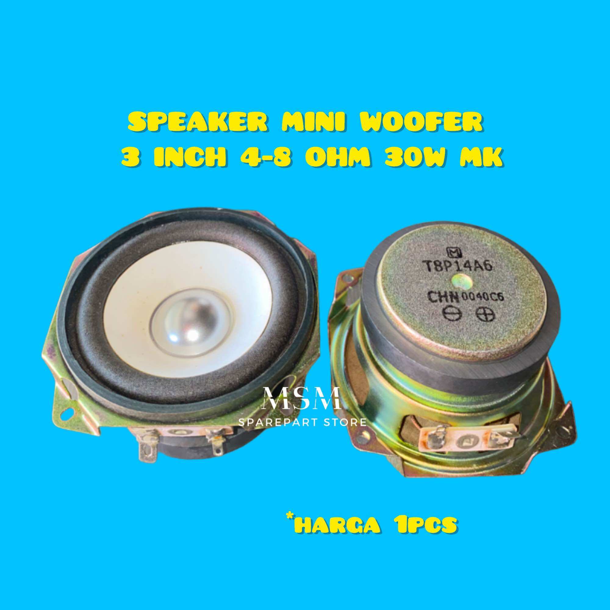 SPEAKER MINI WOOFER 3 INCH 4-8 OHM 30W MK | Lazada Indonesia
