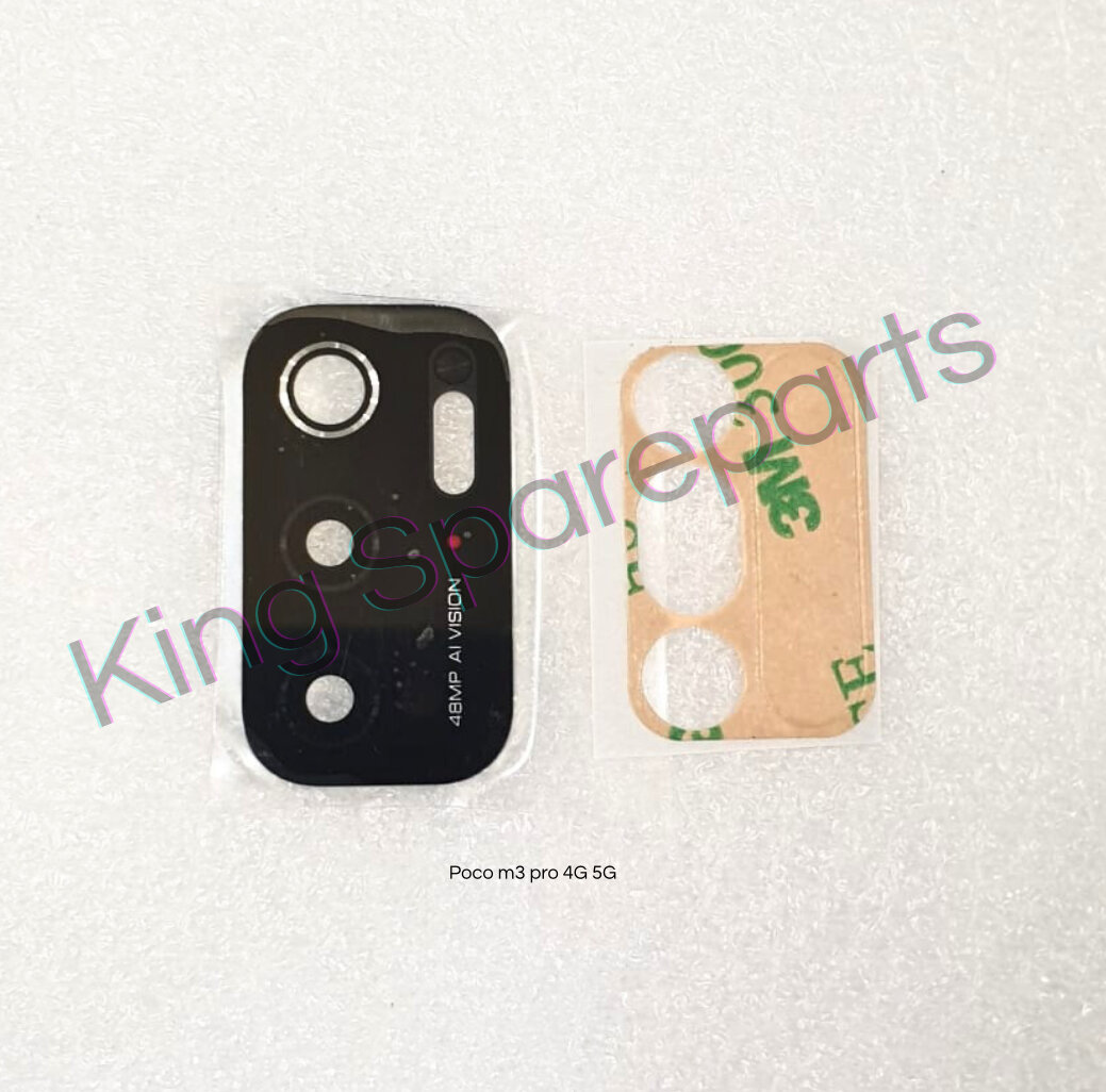 Xiaomi Pocophone Poco M3 Pro 4G 5G original camera lens glass - Merek POCO Harga 6,000 rupiah*Gratis Ongkir