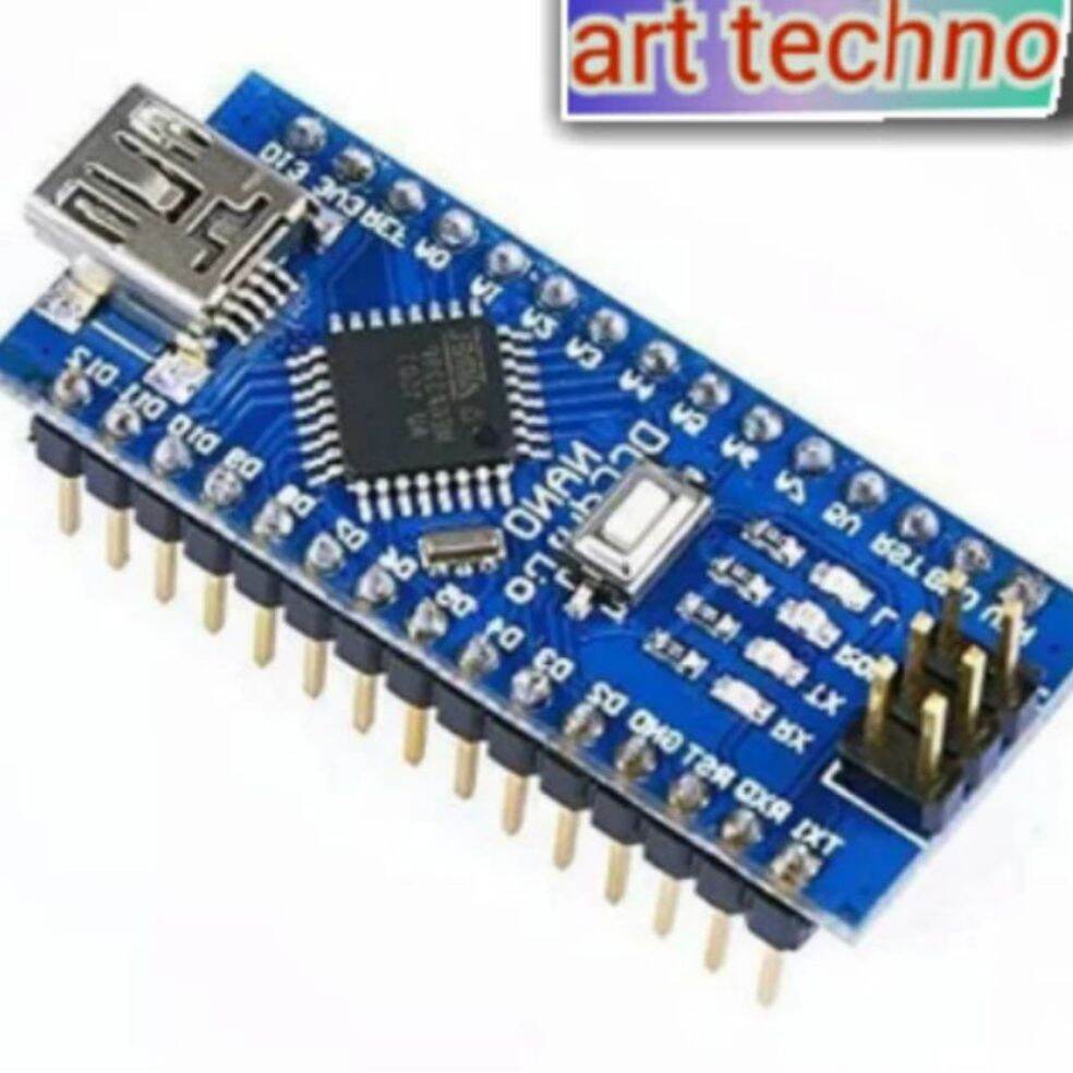 Arduino Nano V3.0 V3 ATmega328 16M Micro-controller CH340G Board sudah ...