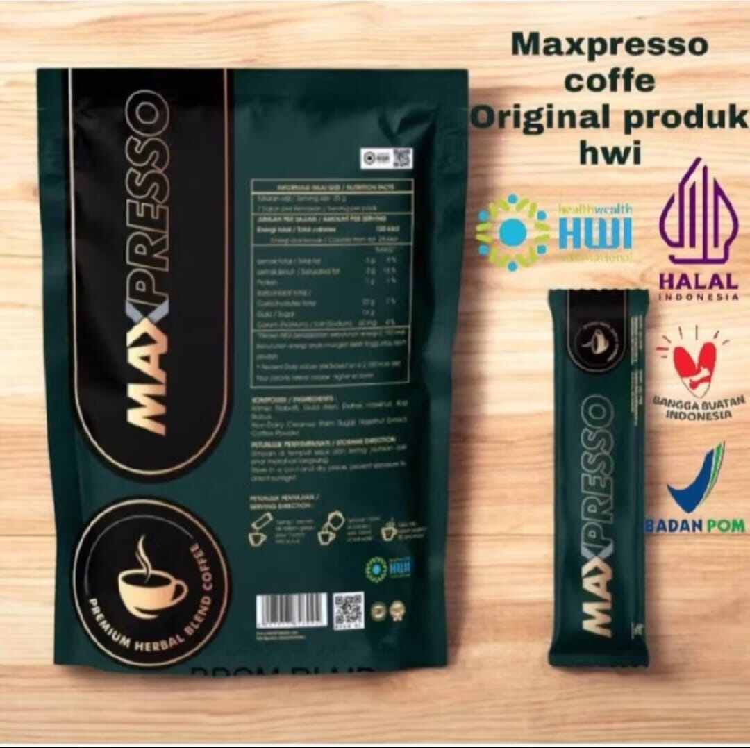 Kopi Maxpresso HWI Kopi Sudah BPOM dan HALAL MUI