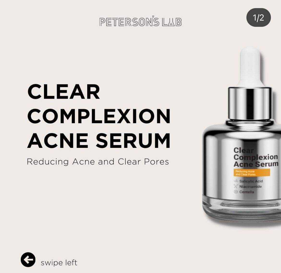 serum Peterson's lab Lazada Indonesia