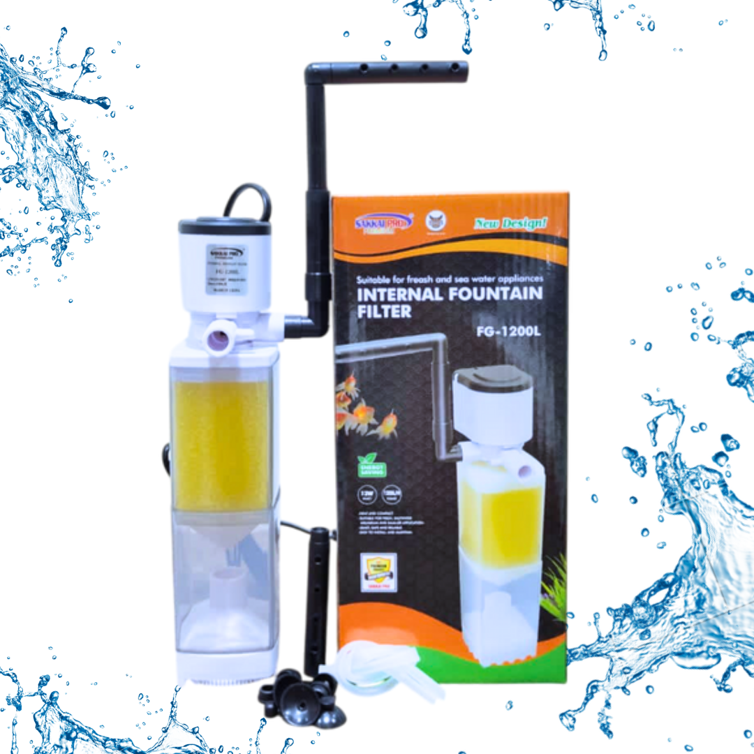 SAKKAI PRO FG 1200L FISH TOILET POMPA INTERNAL FILTER AQUARIUM AQUASCAPE