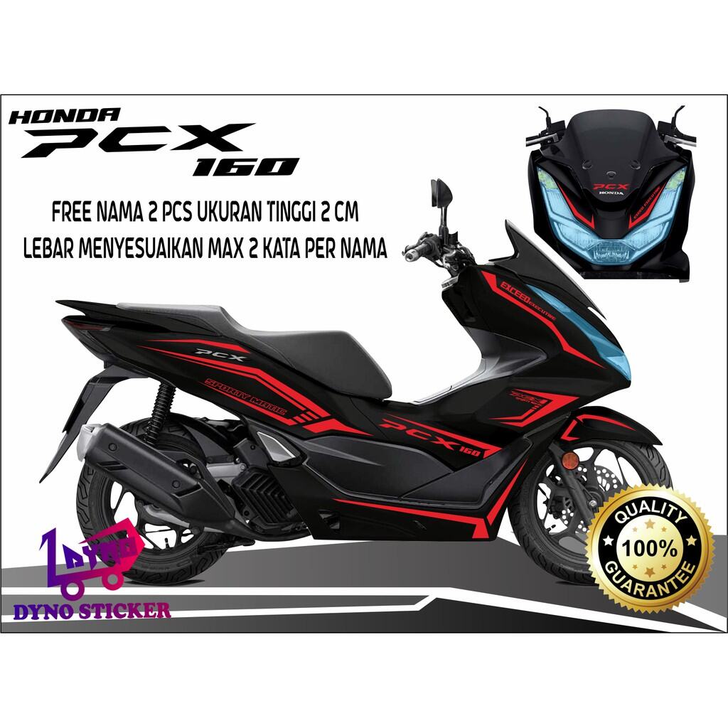 Stiker Pcx 160 New Cutting Sticker Pcx Striping Pcx 160 Pcx 1dyno