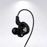 NEW QKZ AK6 TYPE C Earphone HiRes Audio HiFi Bass In-Ear Kabel Mic Headset Gaming Ergonomis Treble Jernih