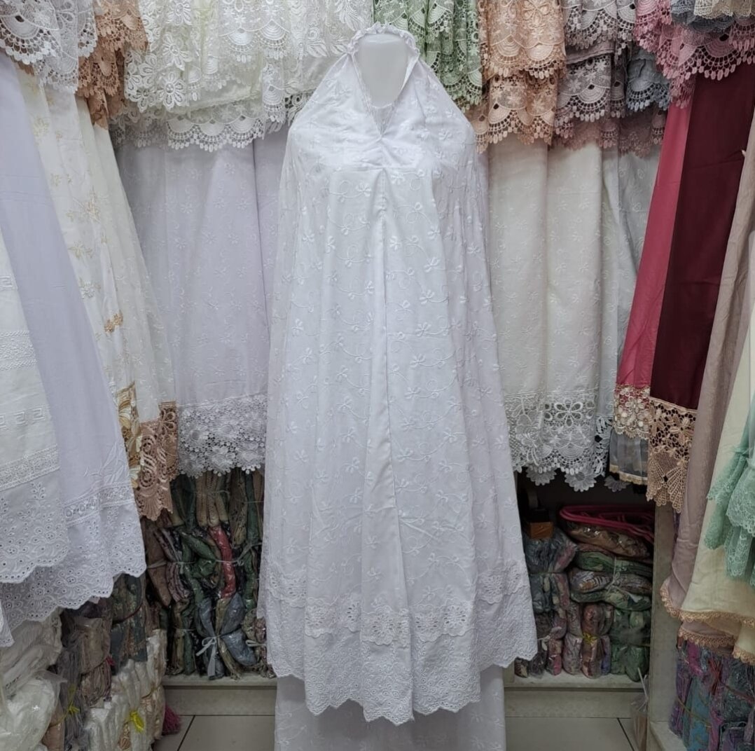 Parisian Cotton Lace Mukena