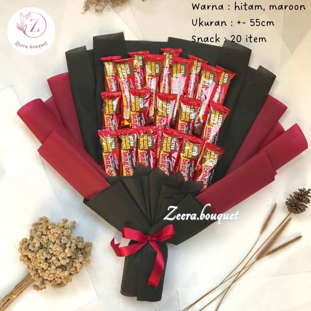 (B26) Buket snack/snack bouquet/bucket snack [INCLUDE: card + packing]