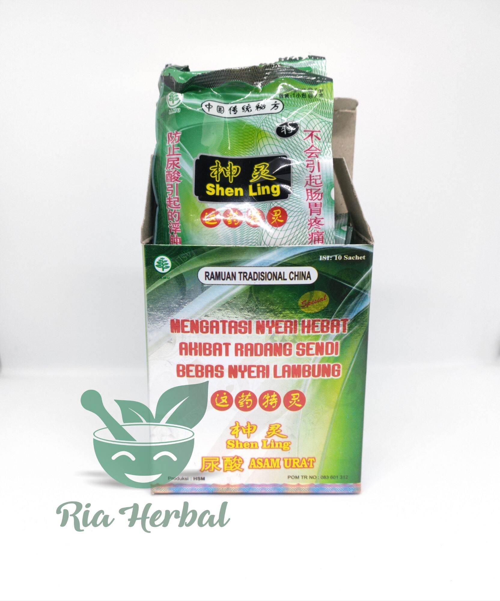 Jamu Shenling Serbuk Asli Paket 10 Box Harga 400,000 rupiah*Gratis Ongkir