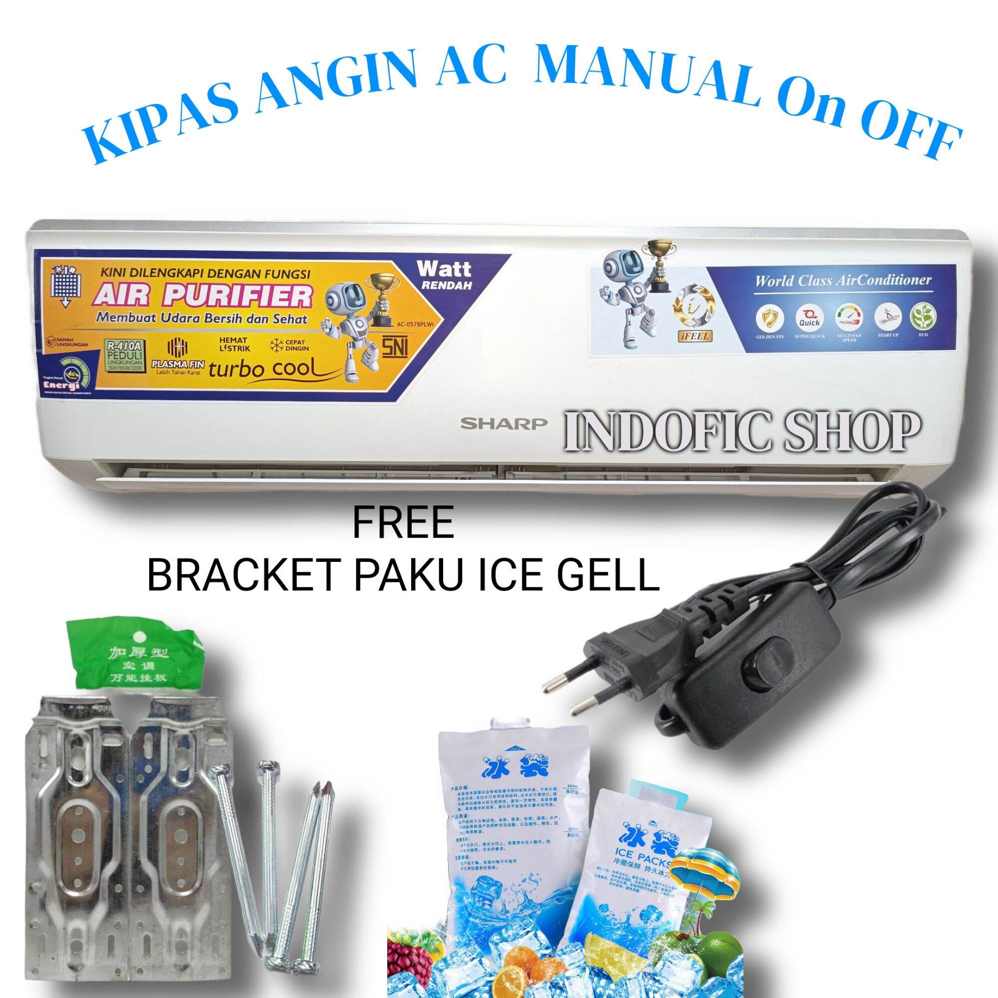 Kipas angin Remote model ac kipas ac manual dan otomatis atur kecepatan kipas indoor kipas ac