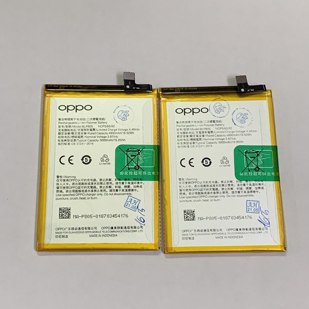 Baterai HP OPPO A54 2021 CPH2239 ORIGINAL 100% BLP805 | Batu Battery ...