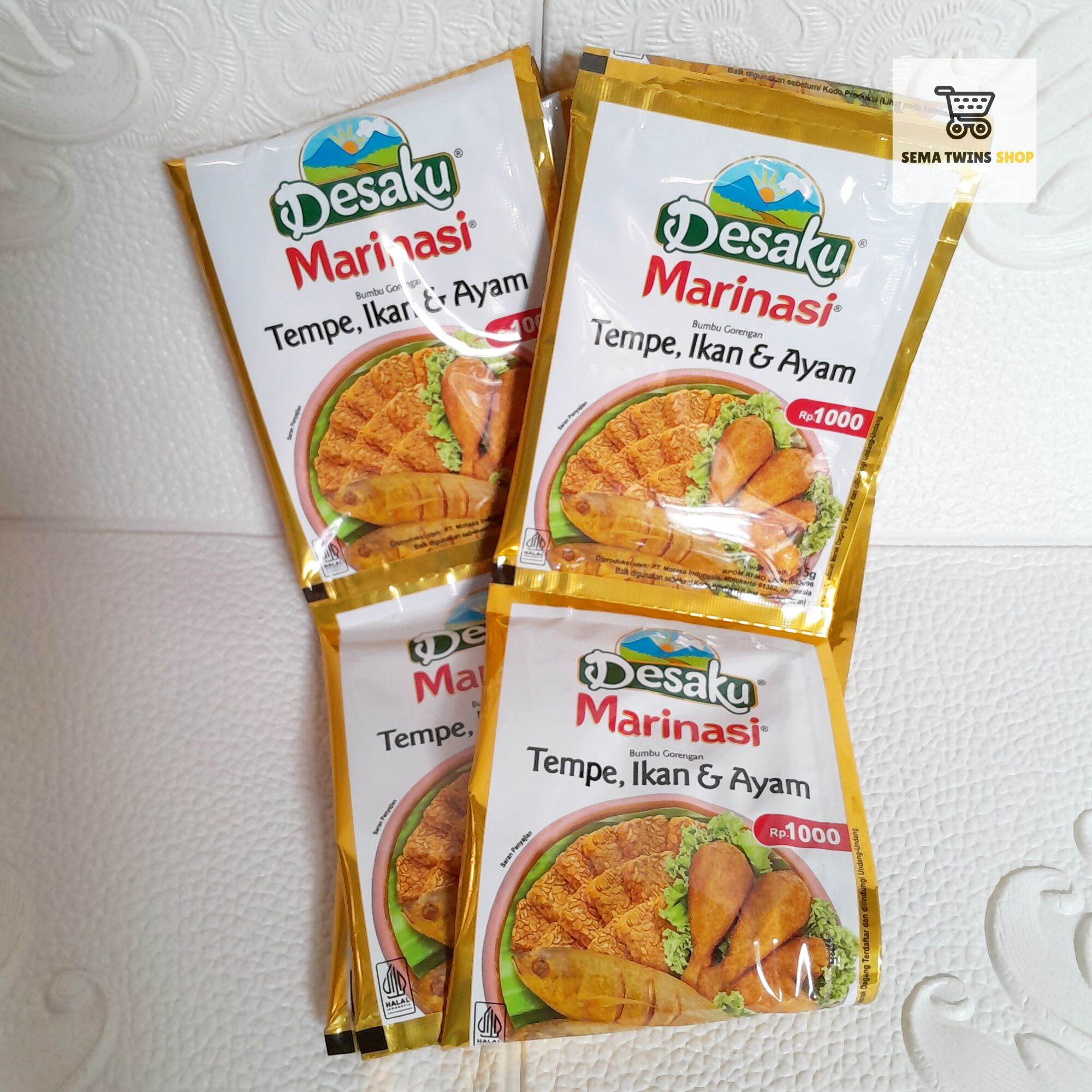 Desaku BUMBU MARINASI Ayam ikan tempe 1 renceng isi 10 sachet