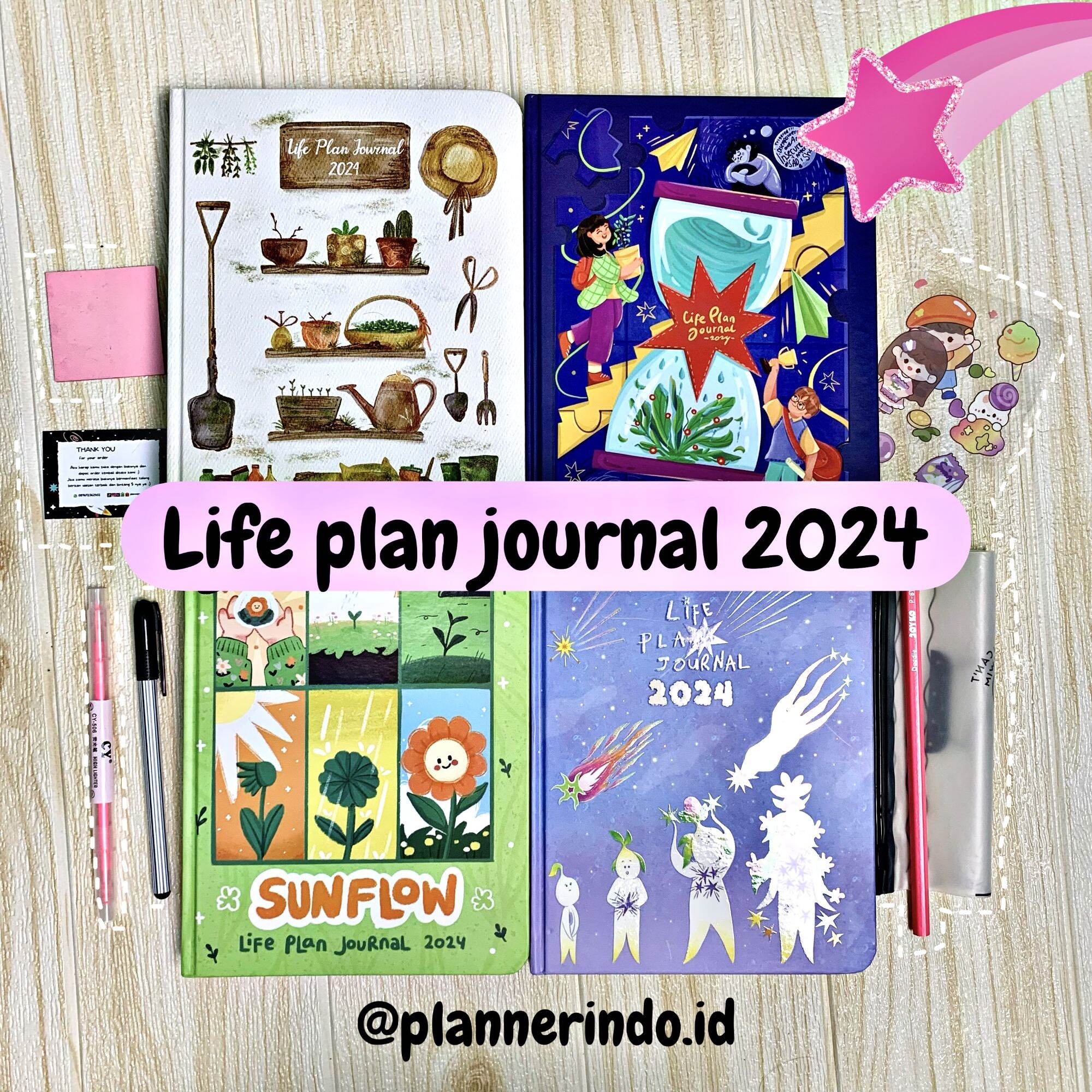 FREE hadiah Planner 2024 by Life Plan Journal 1 Tahun