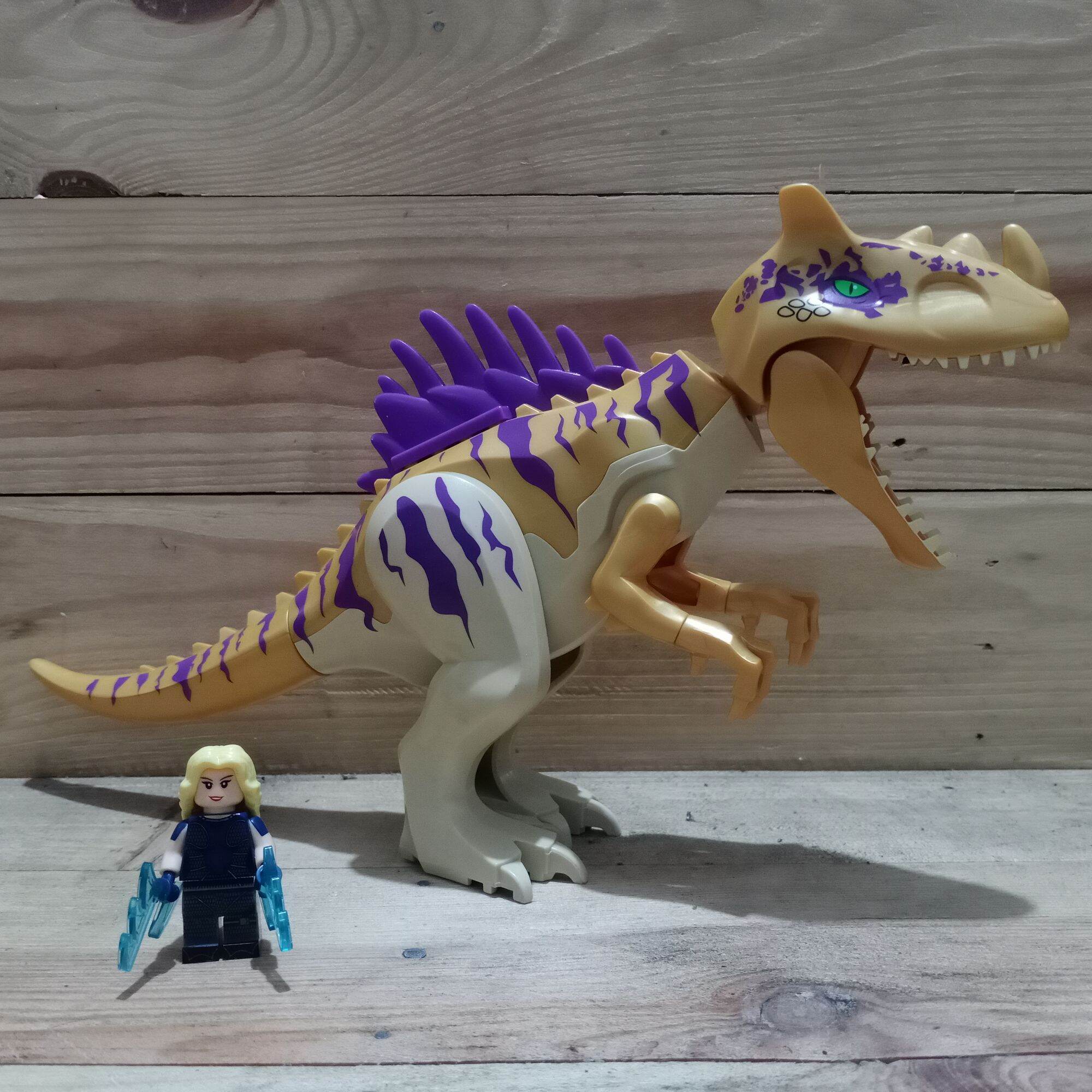 figure lego dinosaurus oxosaurus allosaurus lost world jurassic