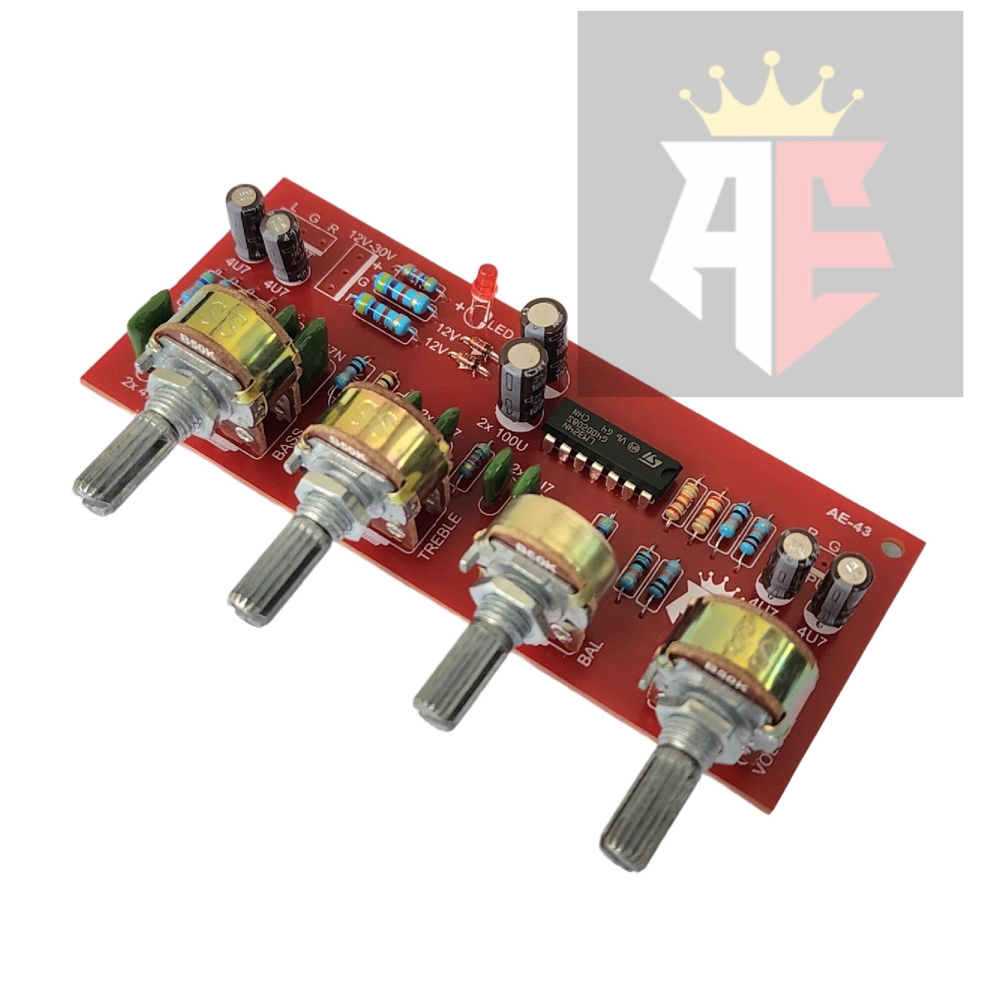 Kit Tone Control Stereo Bass Treble Balance AE-43 | Lazada Indonesia