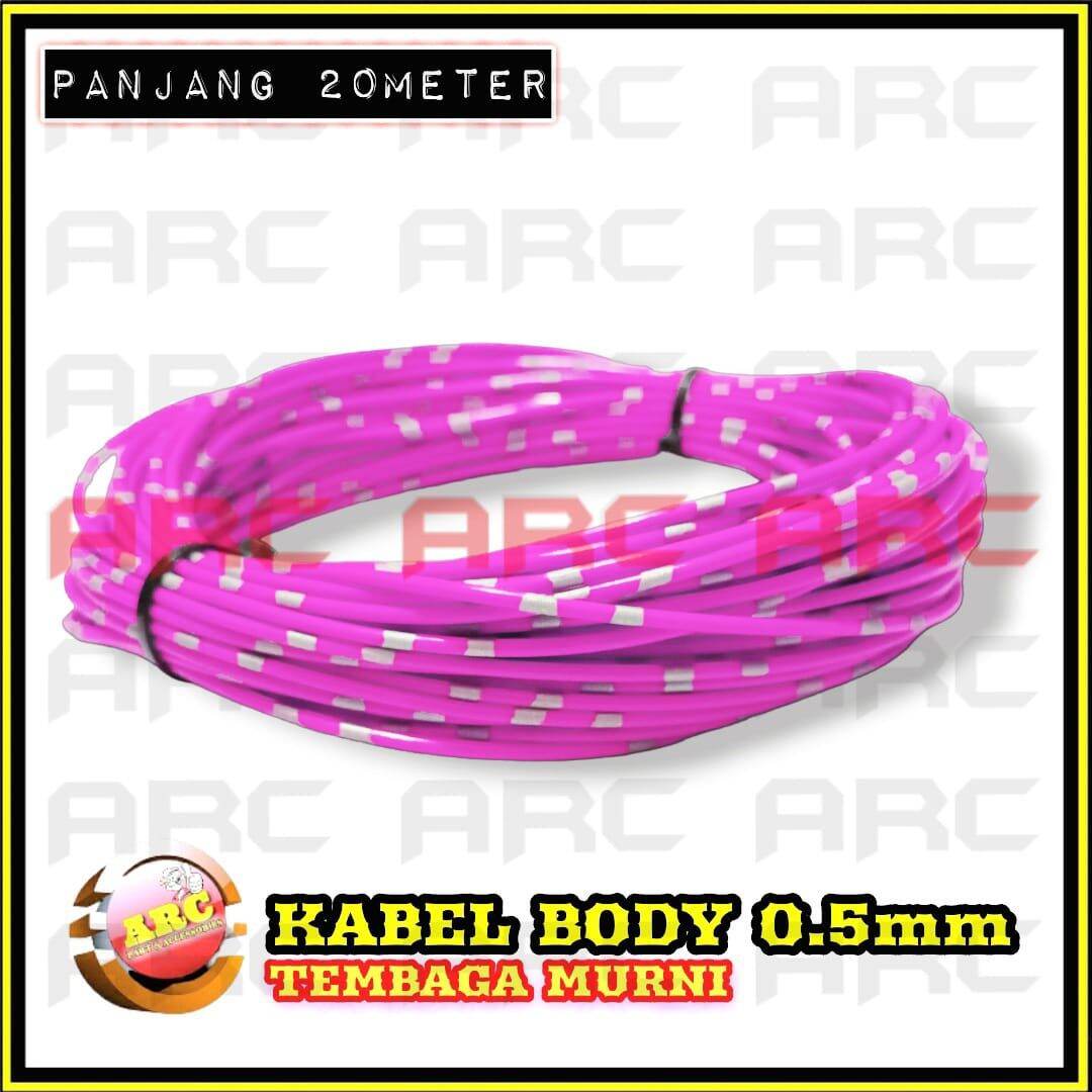 Kabel Body Bintik 0.5mm 20meter