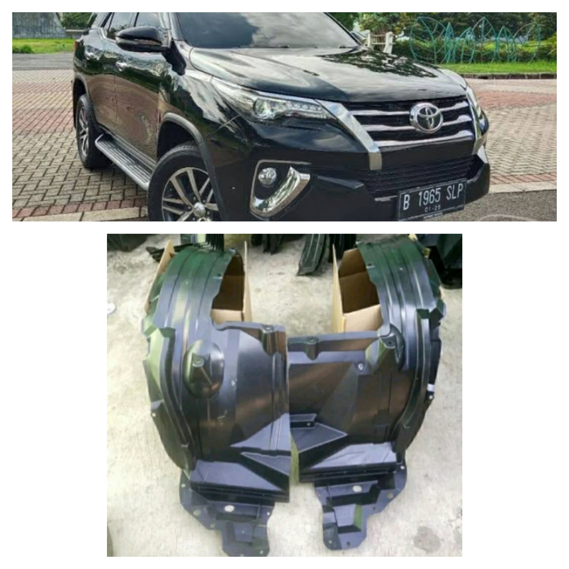 Liner Fender fortuner vrz 2016 up ORIGINAL Lazada Indonesia