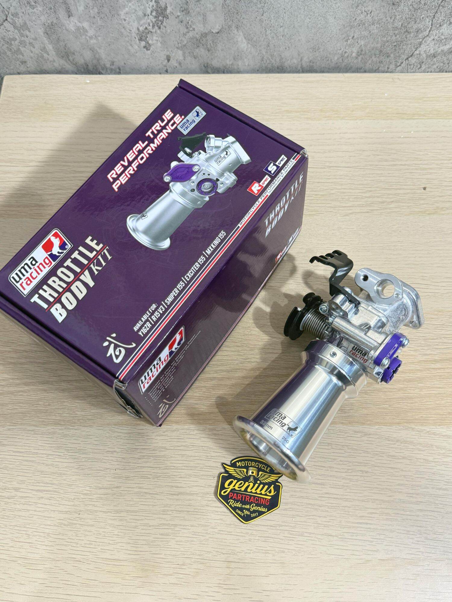 Throttle Body Uma Racing Downdraft Mx King 150 - R15 V2 - Vixion Old - Vixion New V2 Nvl / Nva - Xabre 155 - Y15Zr 0Riginal Harga 1,185,000 rupiah*Gratis Ongkir