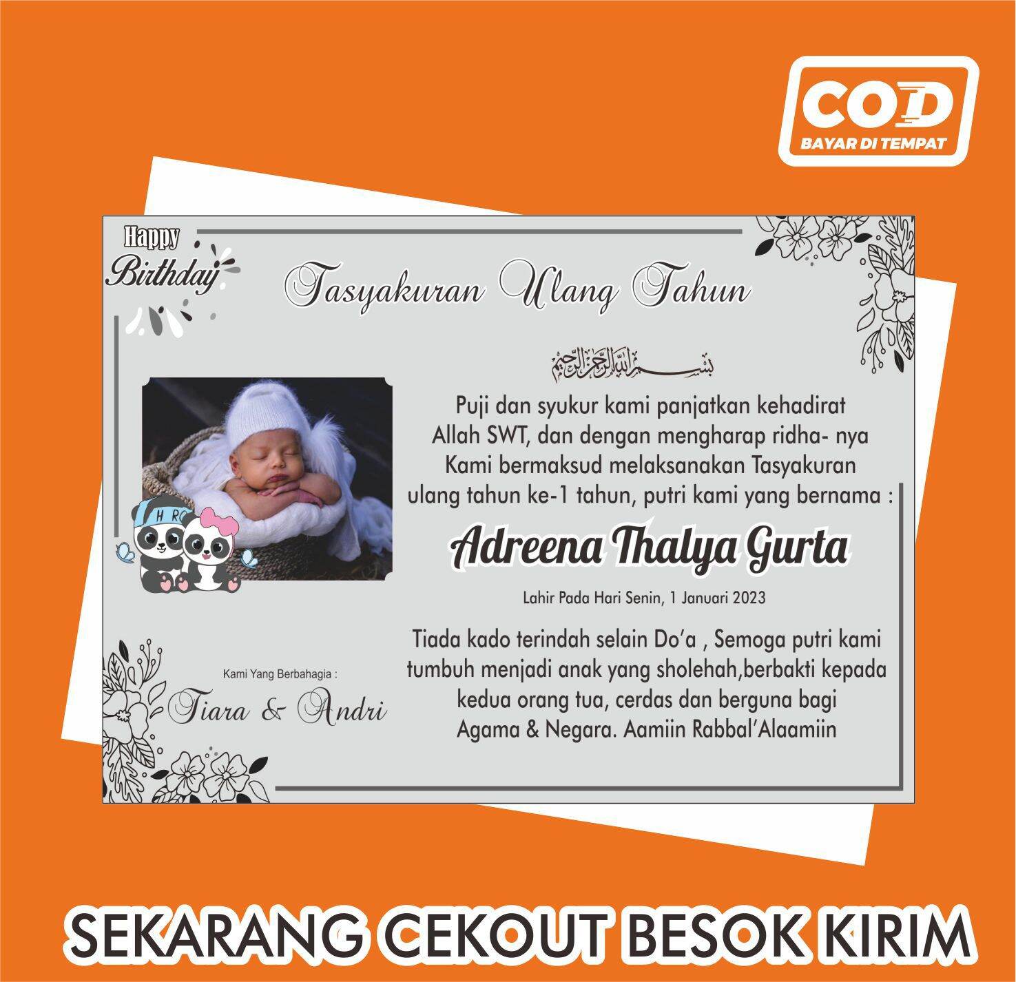 STIKER ULANG TAHUN STIKER HAPPY BIRTHDAY STIKER NASI BOX