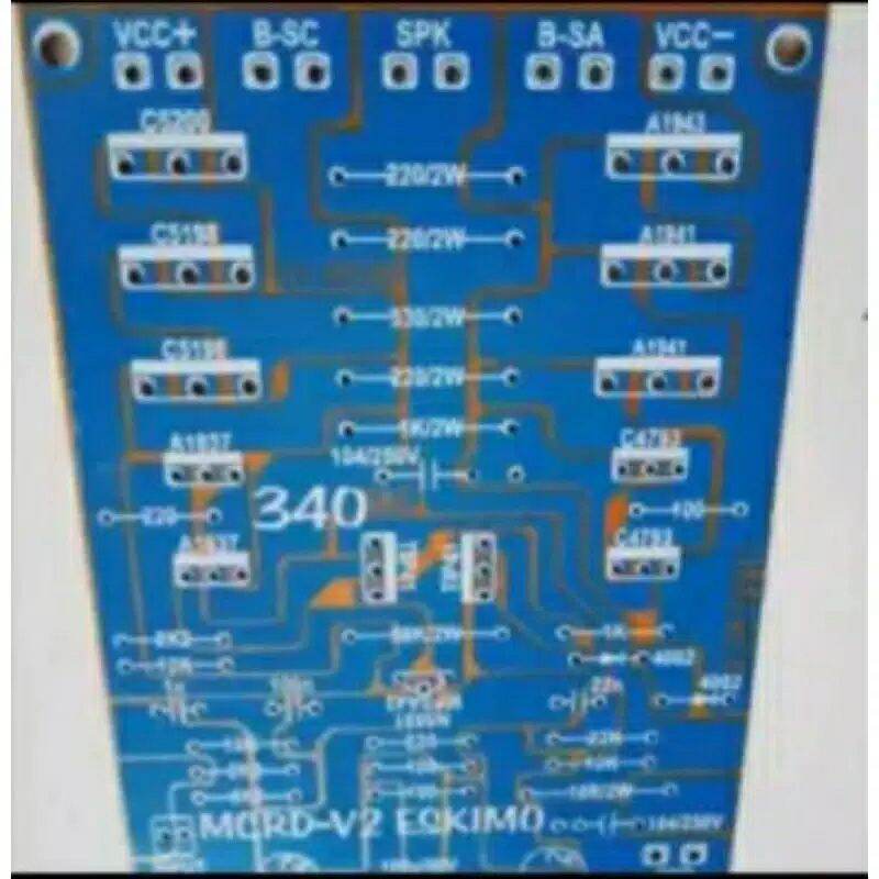 PCB Driver Power Amplifier Mono MCRD V2 Eskimo Type 340 Low Sub