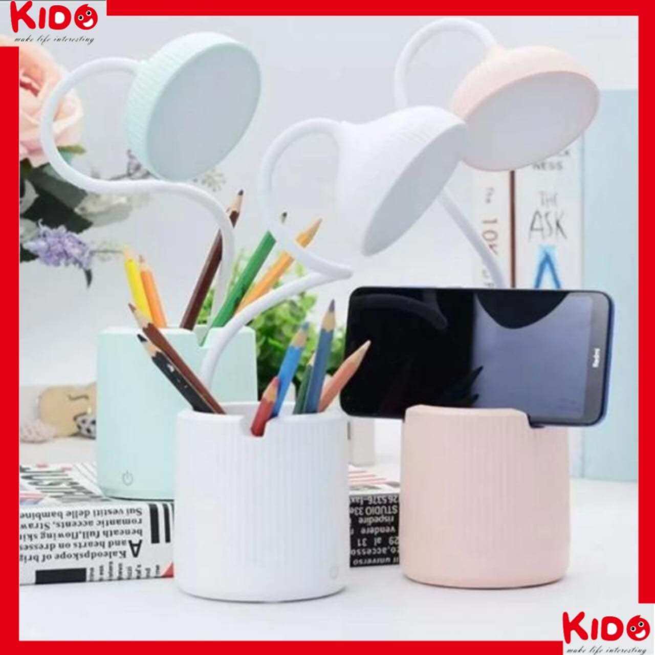 LAMPU BELAJAR MINI STAND LAMPU MEJA BELAJAR SENTUH MJ - 058