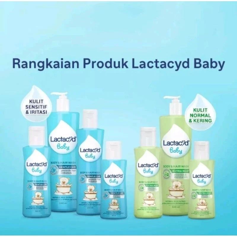 Lactacyd baby 60ml 150ml 250ml 500ml sabun iritasi biang keringat