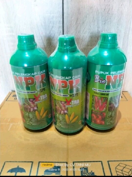 Bio NPK GAZA + GA5 + ZPT + KALIUM HUMAD kemasan 1 liter pupuk NPK cair ...