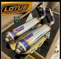 Knalpot standar racing Lotus Blue Moon dengan saringan full bunyi bass adem dan lembut cocok untuk motor matic seperti Beat Mio Vario dan lainnya.