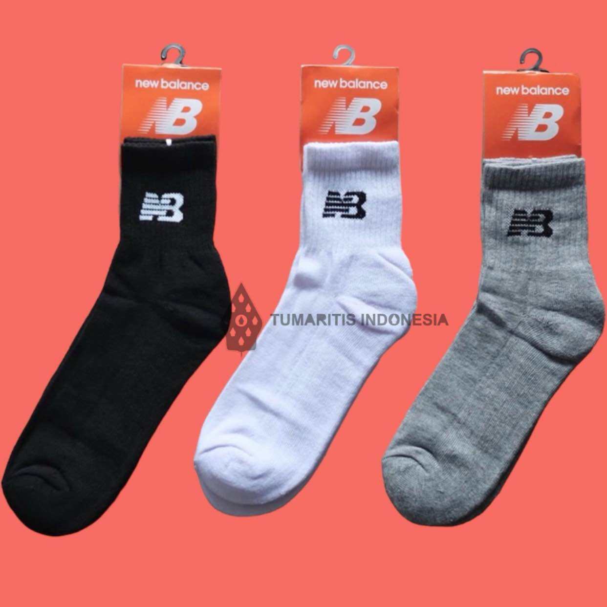 Kaos kaki new balance hotsell