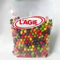 Coklat Febby LAGIE Chacha Warna cokelat isi kacang