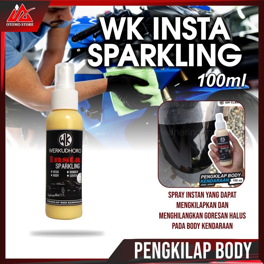 Cairan Pengkilap Body Motor Efek Daun Talas Insta Sparkling Ml Lazada Indonesia