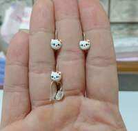 Anting Anak Helo Kitty (Perak 925)
