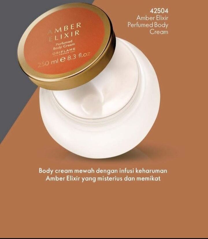 Amber elixir body cream best sale oriflame review