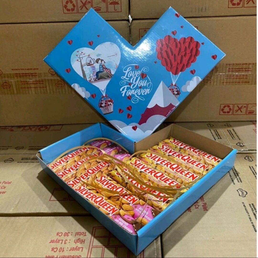 Silverqueen Chunky Bar Chocolate Hampers/ Valentine's Day/Anniversary/Hadiah ulang tahun