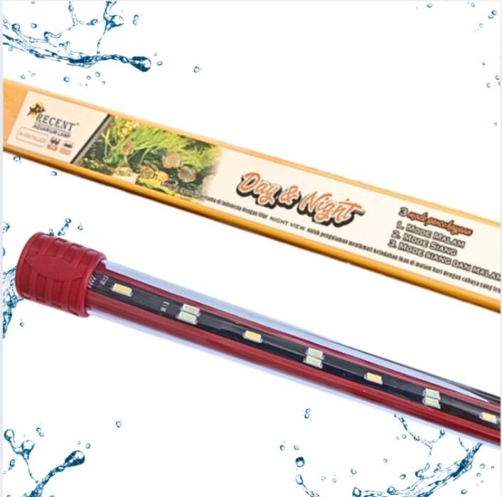 RECENT DAY & NIGHT T4 N 100 Lampu Celup Led Tanning View Aquarium